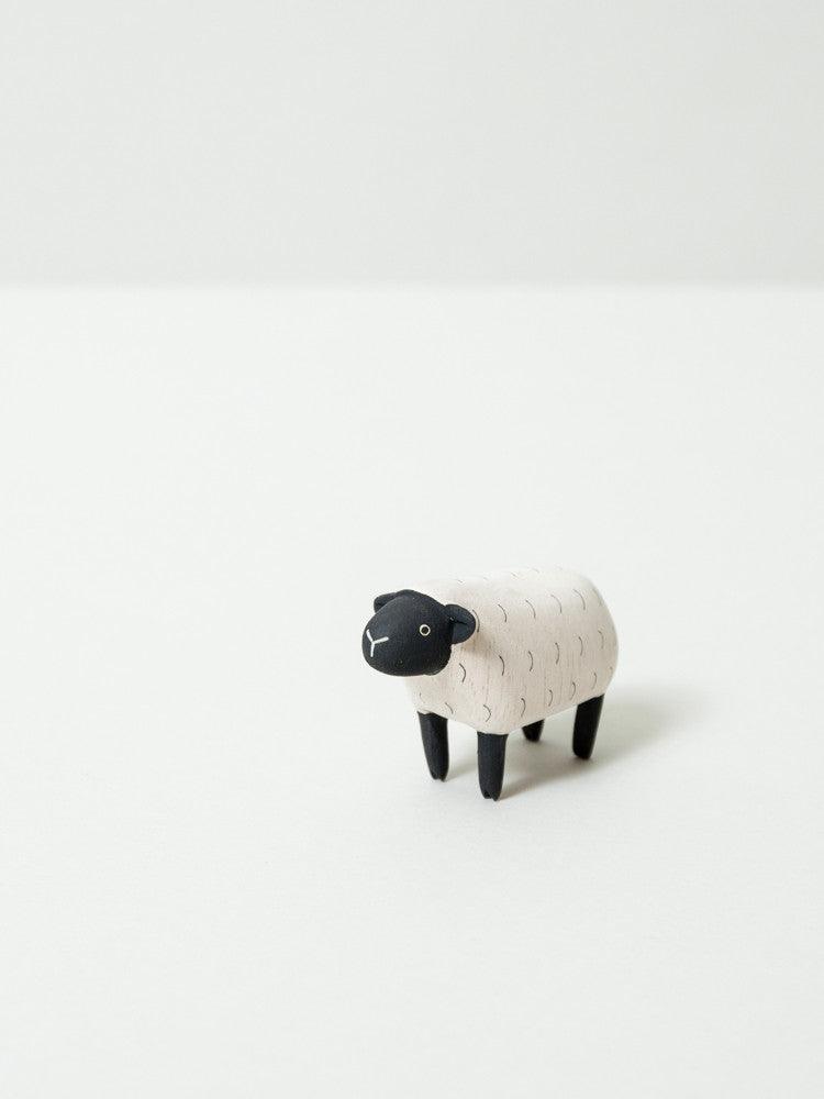 Wooden Animal - Sheep - rikumo japan made