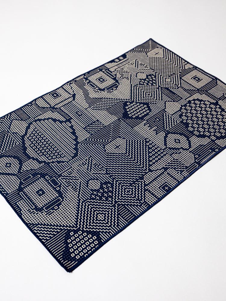 Sashiko Embroidered Place Mat